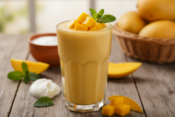 The Ultimate Probiotic Mango Lassi